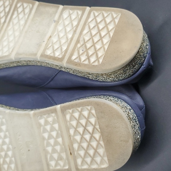 Saydo Blue Leather Loafers Slip-on EU 40 US 9.5 Made In Portugal - Picture 5 of 11